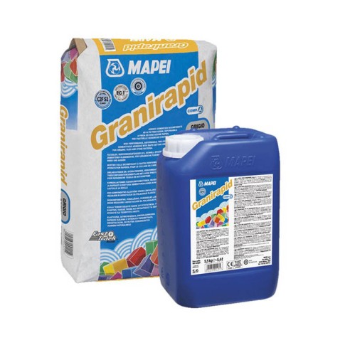 Двукомпонентно лепило GRANIRAPID - бяло - MAPEI - 1