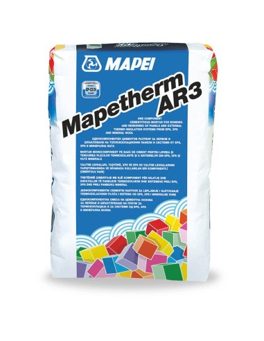 Лепило-шпакловка Adhes Mapetherm AR3 за EPS 25 кг MAPEI - 1