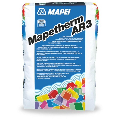 Лепило-шпакловка Adhes Mapetherm AR3 за EPS 25 кг MAPEI - 1