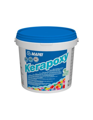 Фуга за плочки Kerapoxy - антрацит - 5 кг - MAPEI - 1
