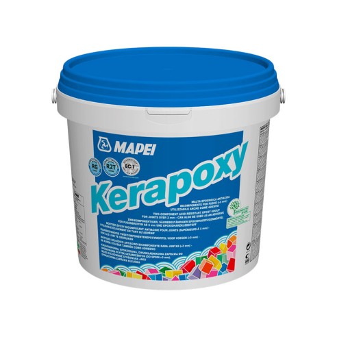 Фуга за плочки Kerapoxy - антрацит - 5 кг - MAPEI - 1