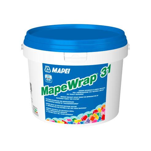 Епоксидна смола MapeWrap 31 А+В - 4 кг+1 кг - MAPEI - 1