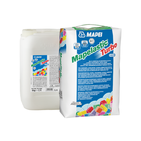 Двукомпонентна, еластична хидроизолация 20 кг+16 кг - MAPEI - 1