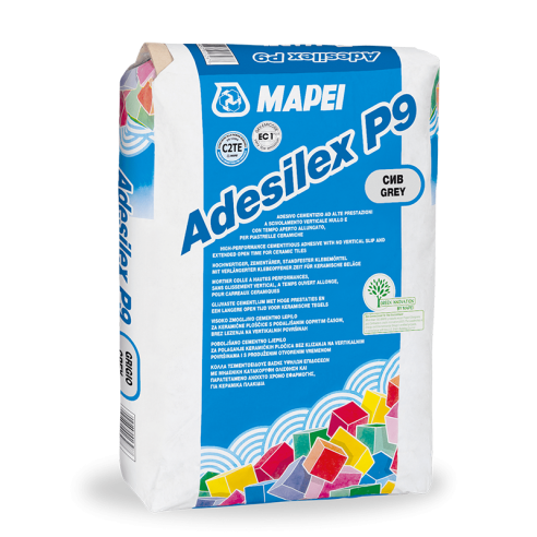 Лепило за керамика и камък Adesilex P9 E 25 кг сив MAPEI