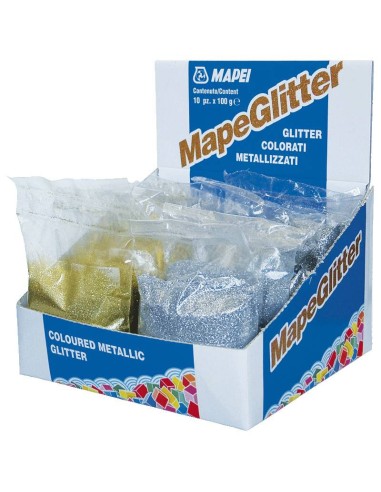 ﻿Цветен брокат за смесване Mapeglitter Gold 0.100кг MAPEI - 1