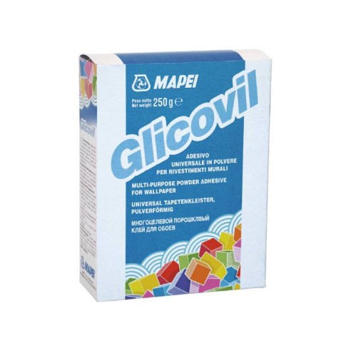 Бяло прахообразно лепило за винил GLICOVIL SPECIAL 250гр MAPEI - 1