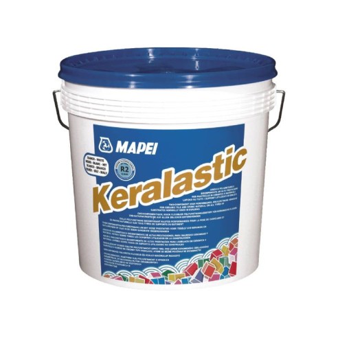 Двукомпонентнo полиуретановo лепилo за плочки и камък Keralastic бял 10кг MAPEI - 1