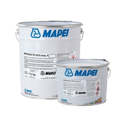 Двукомпонентно алифатно полиуретаново покритие MAPECOAT PU20 MAPEI - 1