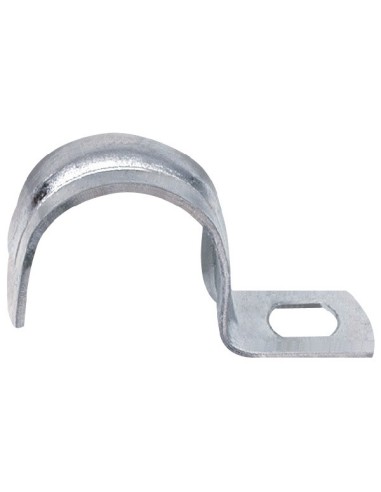 Единична метална скоба за тръби и ел. кабели - Ф16 - 1