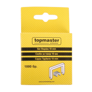 Скоби за такер 6 мм / кутия 1000 броя Topmaster - 1 2