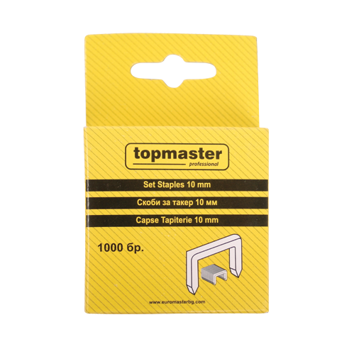 Скоби за такер 6 мм / кутия 1000 броя Topmaster - 2