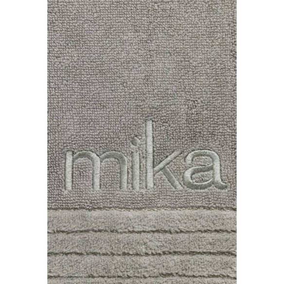 Кърпа за ръце  VELVET 30х50см сив MIKA - 2