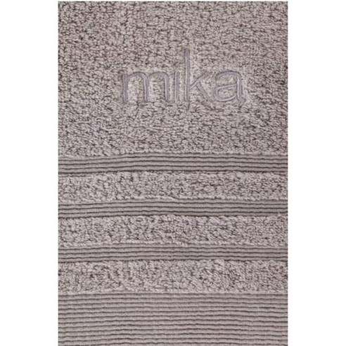 Кърпа за лице EXCLUSIVE 50х90см сива MIKA - 3