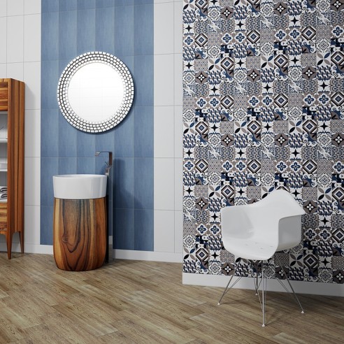 Kai фаянс 20х50 пачуърк тъмно кафяв 5737 - 2