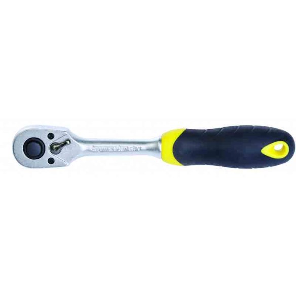 Усилена тресчотка 1/4"х145 мм 48 зъба Topmaster - 1