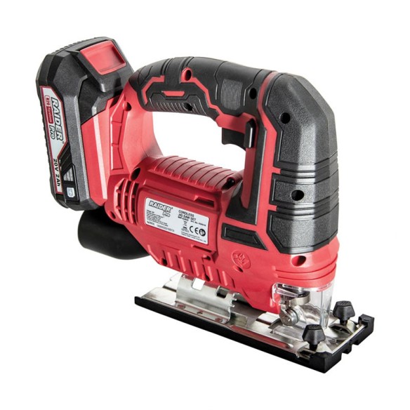Прободен акумулаторен трион Li-ion quick 80 мм 20V 2Ah куфар Raider - 2