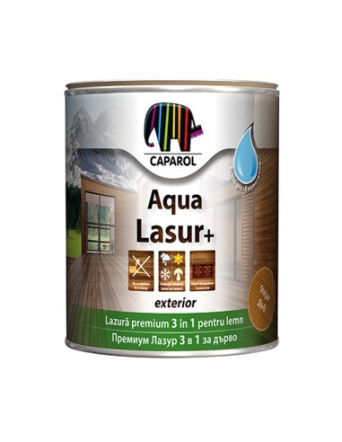Лазурен лак за дърво Aqua Lasur+ 2.5л CAPAROL - 1