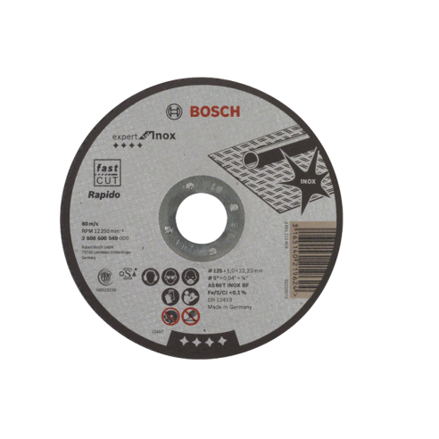 Диск за метал 115х1 мм INOX BOSCH - 1