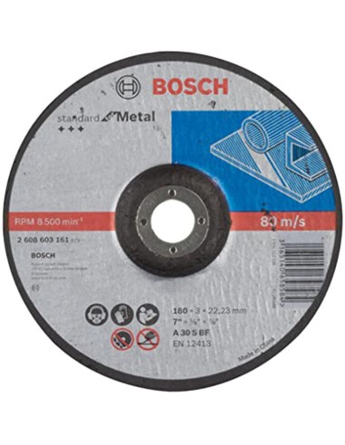 Диск за метал 180х3х22.23 мм Standard for Metal BOSCH - 1
