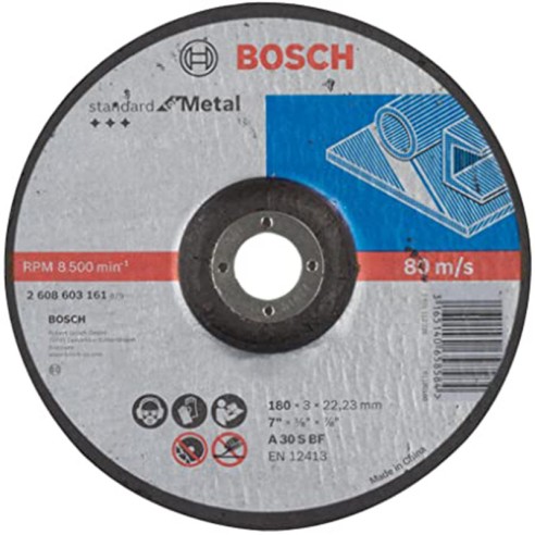 Диск за метал 180х3х22.23 мм Standard for Metal BOSCH - 1