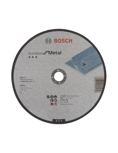Диск за метал 230х3х22.23 мм Standard for Metal BOSCH - 1