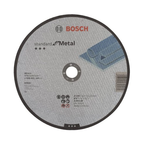 Диск за метал 230х3х22.23 мм Standard for Metal BOSCH - 1