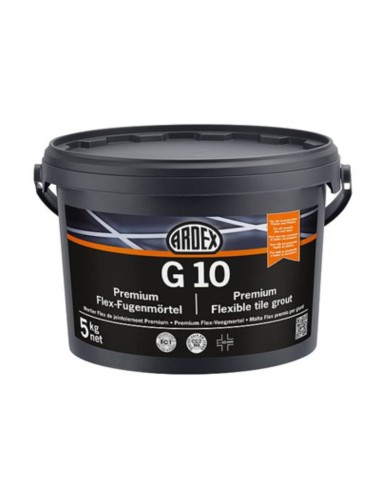 Еластична фугираща смес G10 Premium  циментовосива 5кг ARDEX - 1
