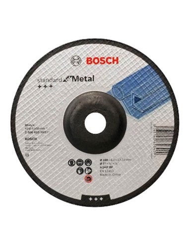 Диск за грубо шлайфане на метал 180х6х22.23 мм BOSCH - 1