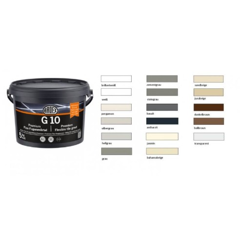 Еластична фугираща смес G10 Premium бяла 5кг ARDEX - 2