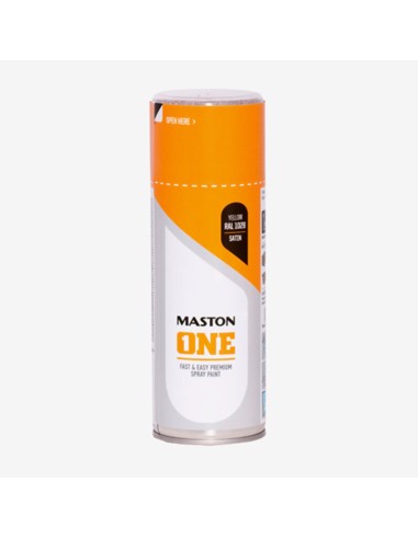 Акрилен спрей Maston ONE RAL1028 жълт сатен 400 ml - 1
