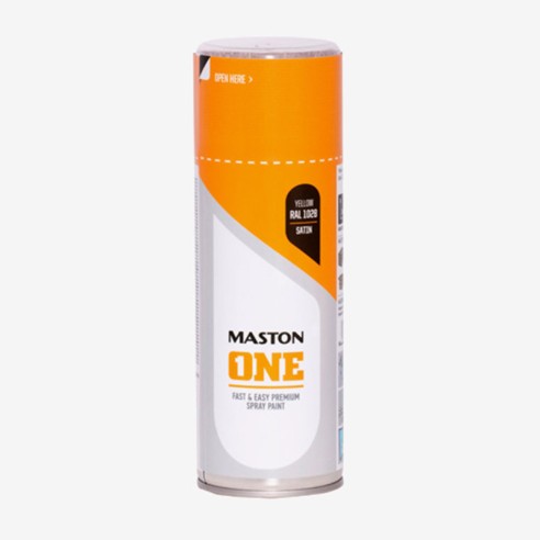 Акрилен спрей Maston ONE RAL1028 жълт сатен 400 ml - 1