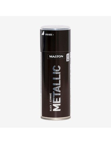 Спрей Maston METALLIC черен металик 400 ml - 1