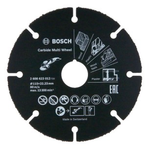 Диск за дърво и пластмаса Carbide Multi Wheel 115мм BOSCH - 1