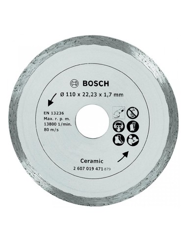 Диамантен диск за фаянс 110х22.23 мм BOSCH - 1