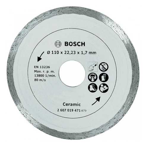 Диамантен диск за фаянс 110х22.23 мм BOSCH - 1