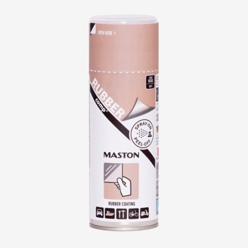 Спрей каучуково покритие Maston RUBBERcomp камуфлажно-бежов мат 400 ml - 1