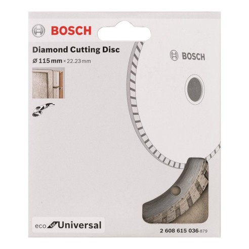 Диамантен диск Eco Universal Turbo 115х22.23 BOSCH - 1