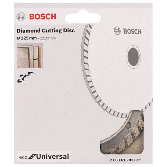 Диамантен диск Eco Universal Turbo 125х22.23 BOSCH - 1