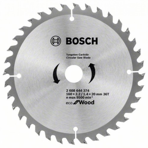 Диск за циркуляр Eco for Wood 160х20 мм 36T BOSCH - 2