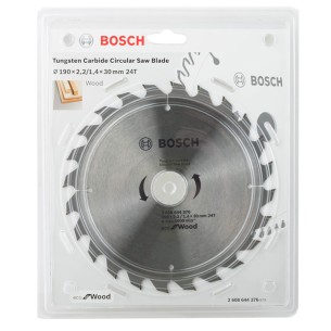 Диск за циркуляр Eco for Wood 190х20 мм 24T BOSCH - 1 2