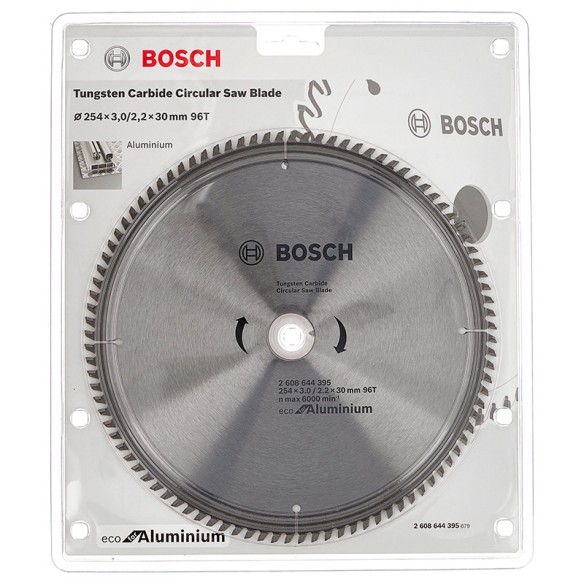 Диск за циркуляр Eco Aluminium 254х30 мм 96T BOSCH