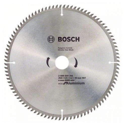 Диск за циркуляр Eco Aluminium 254х30 мм 96T BOSCH