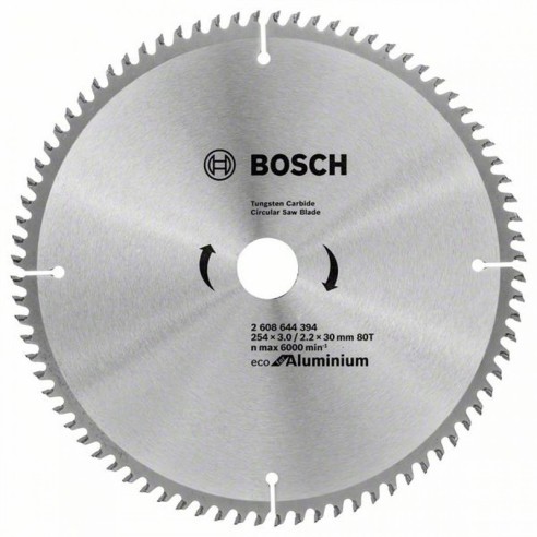 Диск за циркуляр Eco Aluminium 254х30 мм 80T BOSCH