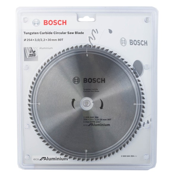 Диск за циркуляр Eco Aluminium 254х30 мм 80T BOSCH