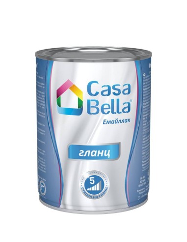 Casa Bella сигнално оранжев емайллак гланц 650мл ОРГАХИМ - 1