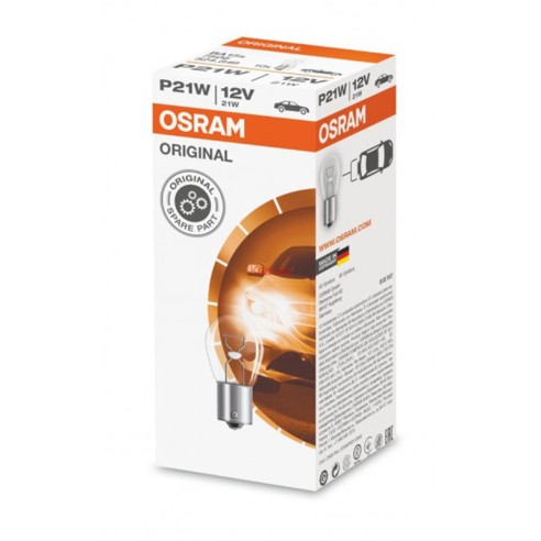 Автомобилна лампа за сигнализация OSRAM 7506 21W 12V BA15s - 2
