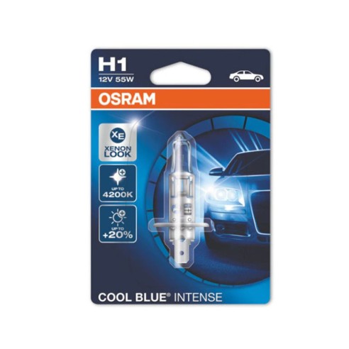 Халогенна крушка OSRAM 64150CBI H1 Cool Blue Intense 12V 55W P14.5s - 1