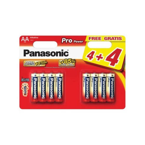 Батерии Panasonic Pro Power АА LR06 4 + 4 броя - 1