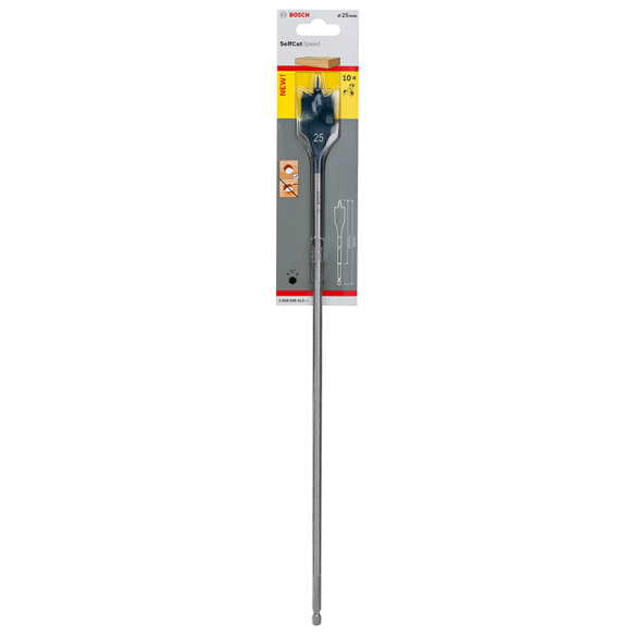 Фрезово свредло за дърво Self-Cut Speed 25x400 мм BOSCH