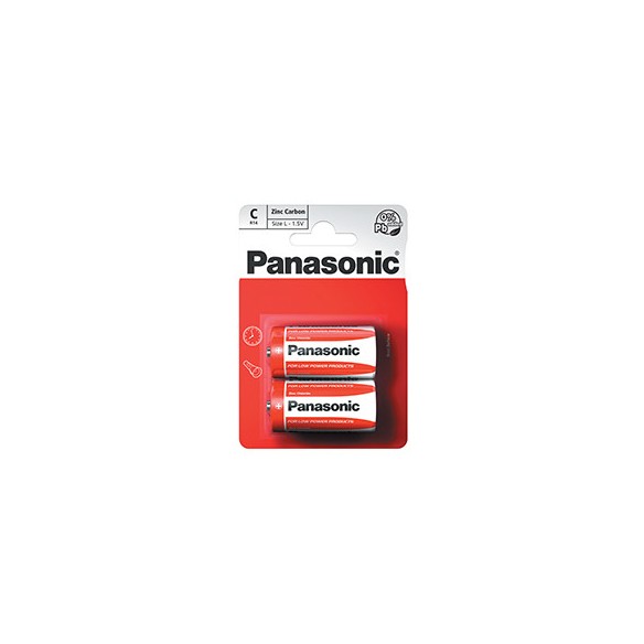 Батерии Panasonic C R14RZ 1.5V 2 бр. - 1